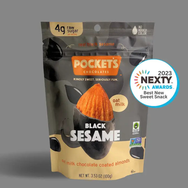 Sale!Choco Nuts - Black Sesame Chocolate - Pocket's Chocolates - Wild Lark