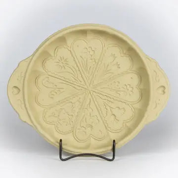 Ceramic Shortbread Pan - Celtic Spring - Emerson Creek Pottery - Wild Lark