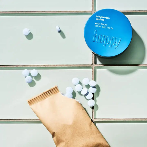 Huppy Alcohol Free & Fluoride Free Mouthwash Tablets - - Huppy - Wild Lark