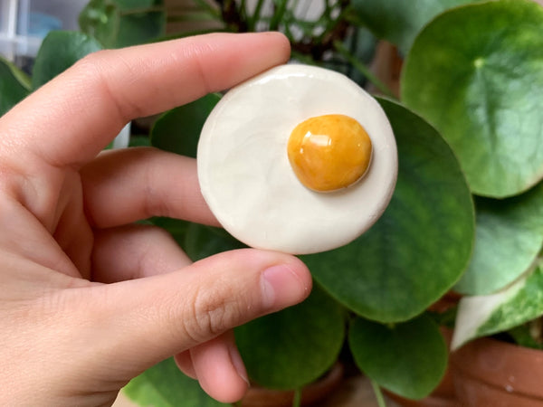 Ceramic Magnet - Egg - Howdy Ceramics - Wild Lark