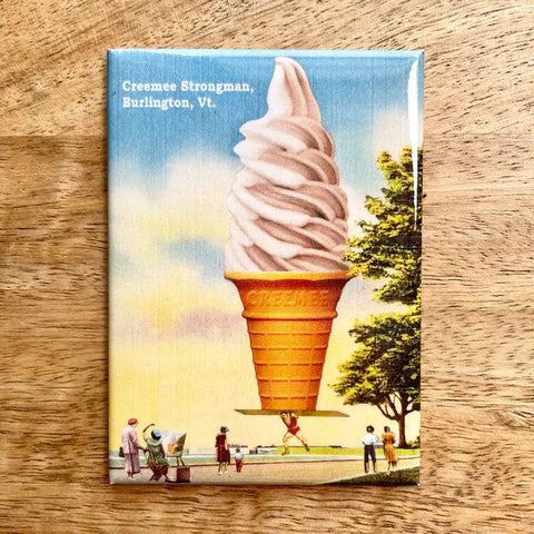 Vermont Creamee Strongman Magnet - - colossal sanders - Wild Lark