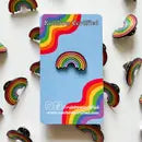 Pride Pins - Rainbow LGBTQIA+ PRIDE Enamel Pin - Rainbow Certified - Wild Lark
