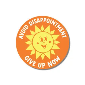 Fun Club Stickers - Avoid Dissapointment - FUN CLUB - Wild Lark