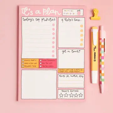 A5 Notepads by Oh, Laura - Daily Planner - It's a Plan - Oh, Laura - Wild Lark