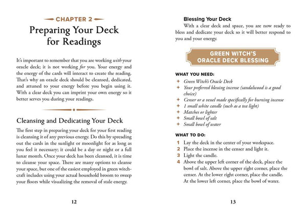 Green Witch's Oracle Deck By Arin Murphy-Hiscock -  - Simon & Schuster - Wild Lark