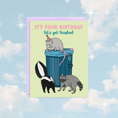 Trashed Birthday | Birthday Card -  - Party Mountain Paper co. - Wild Lark