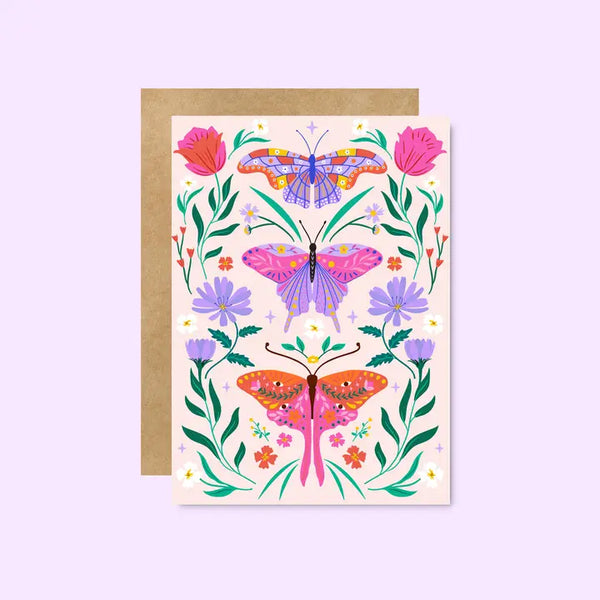 Little Viper Co Greeting Cards - Botanical Moth - Little Viper Co - Wild Lark