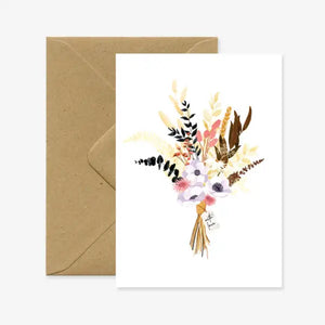 Modern Bouquet Card -  - All The Ways To Say - Wild Lark
