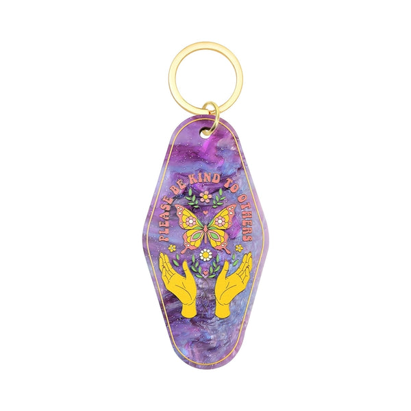 Motel Keychain - Please Be Kind To Others - Sparkle Being - Wild Lark