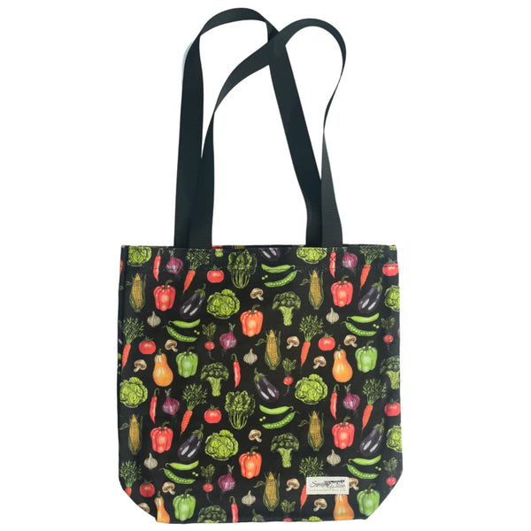 Canvas Shopping Tote - Fresh Veggies - Sipsey Wilder - Wild Lark