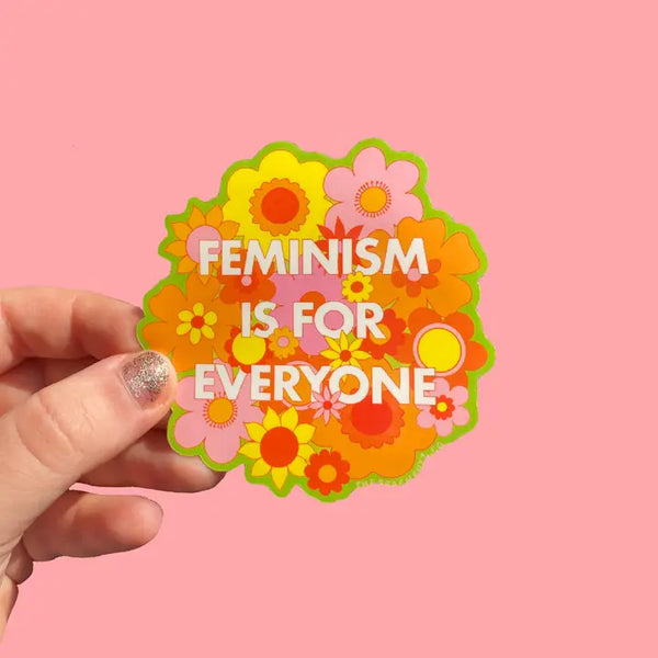The Peach Fuzz Stickers - Feminism Is For Everyone - The Peach Fuzz - Wild Lark
