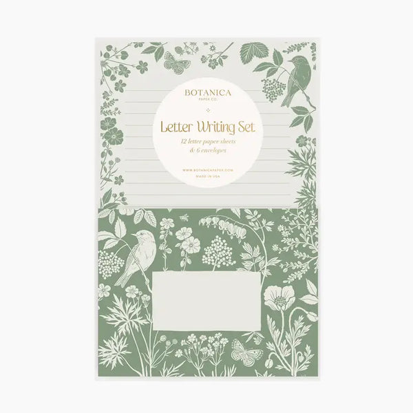 Letter Writing Set - Meadow - Botanica Paper Co. - Wild Lark