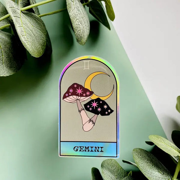 Zodiac Holographic Sticker - Gemini - Ark Made - Wild Lark