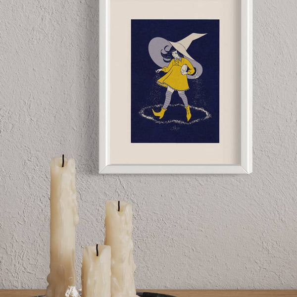 Salty Witch Art Print | Protection Circle | -  - Elissa Marie Creative - Wild Lark