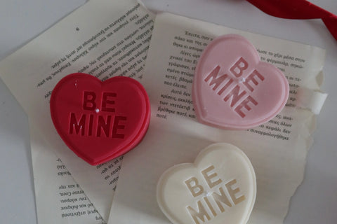 Be mine - Heart candle, Valentines gift -  - Project Helios - Wild Lark
