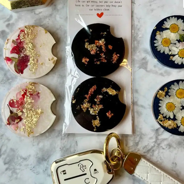 Resin Car Coaster -  - Jen Lashua - Wild Lark