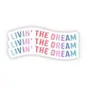 Livin' The Dream Multicolor Sticker -  - Big Moods - Wild Lark