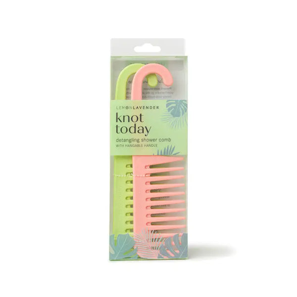 Lemon Lavender Knot Today Detangling Shower Comb -  - DM Merchandising - Wild Lark
