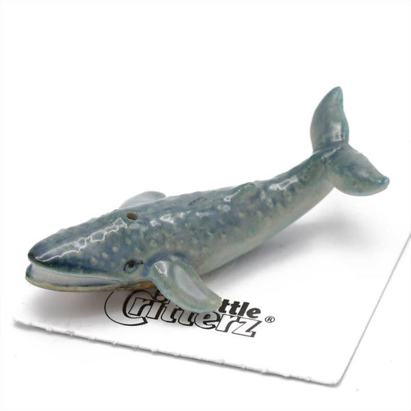 Porcelain Miniature Critters - Krill Blue Whale - Little Critterz - Wild Lark