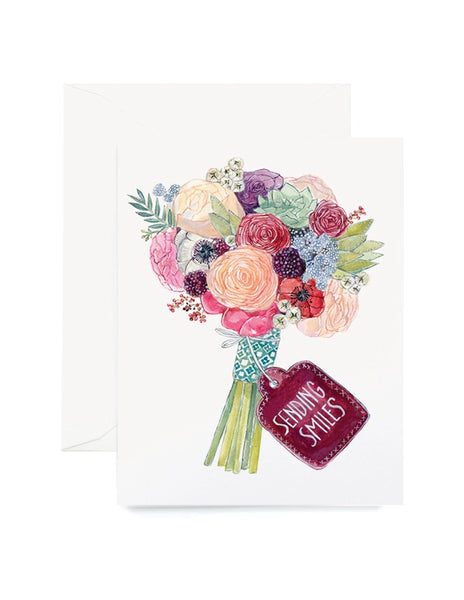 Greeting Cards - Sending Smiles Greeting Card - Lana's Shop - Wild Lark