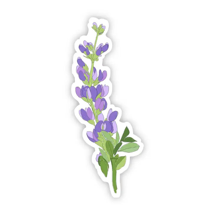 Purple Flower Sticker -  - Big Moods - Wild Lark