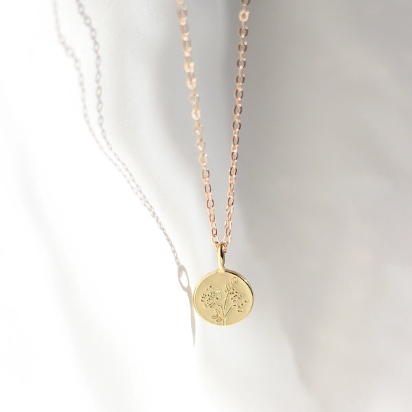 Wildflower Necklace - Gold - Birch Jewellery - Wild Lark