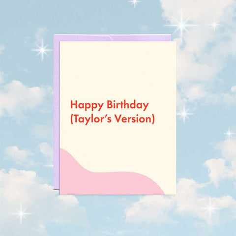 Birthday (Taylor's Version) | Birthday Card -  - Party Mountain Paper co. - Wild Lark