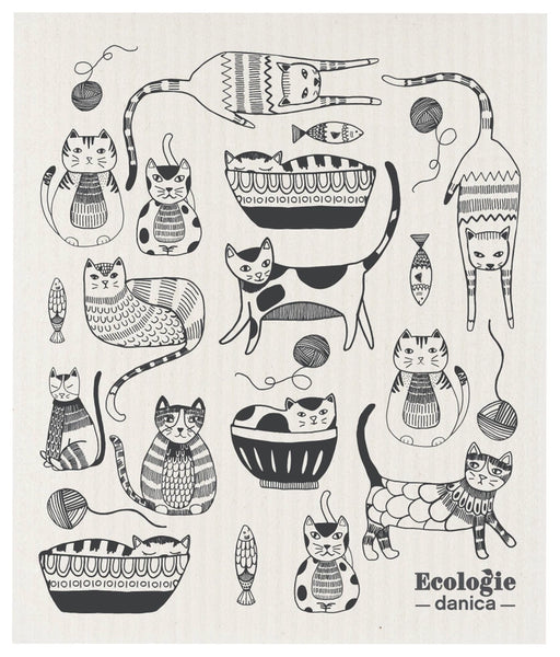 Swedish Dishcloth - Purr Party - Ecologie - Wild Lark