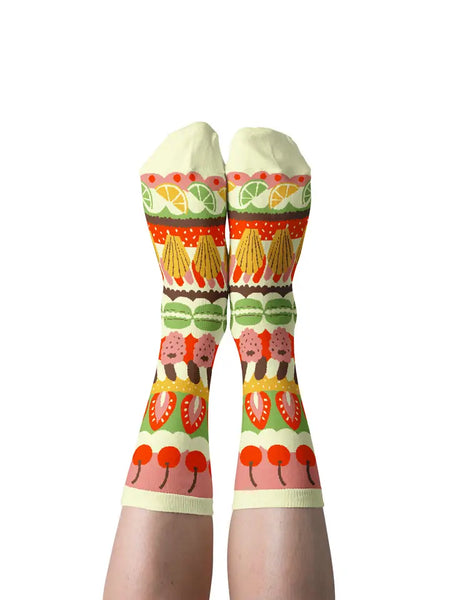 Crew Socks - - Yellow Owl Workshop - Wild Lark