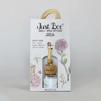 Just Bee Small Space Diffuser - Peony & Mahogany - Just Bee - Wild Lark