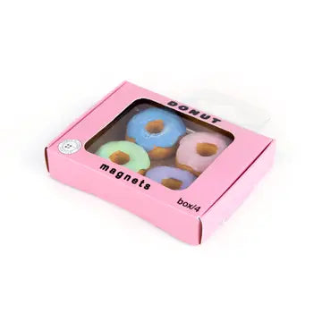 Magnet set of 4 by Three by Three Seattle - Donut - Fun Packaging - Three by Three Seattle - Wild Lark