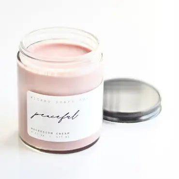 Peaceful Magnesium Cream - - Wicked Soaps Co. - Wild Lark