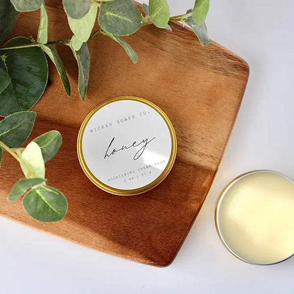Honey Cream Balm - - Wicked Soaps Co. - Wild Lark