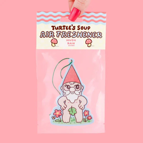 Turtle's Soup Scented Car Air Freshener - Naked Gnome Woodland Scented Car Air Freshener - Turtle's Soup - Wild Lark