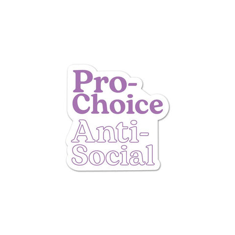 Pro-Choice Sticker -  - Pretty Alright Goods - Wild Lark