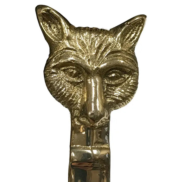 6-1/4" Solid Brass Fox Head Letter Opener -  - Madison Bay Co. - Wild Lark