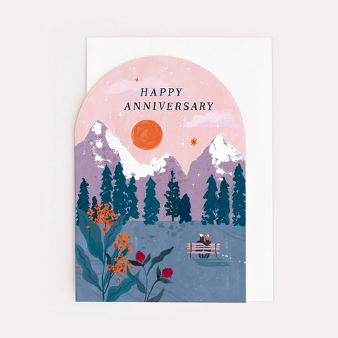 Anniversary Sunset Card -  - Sister Paper Co. - Wild Lark