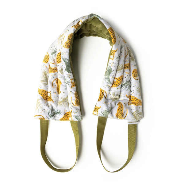 Lemon Lavender Hot Stuff Heated Neck Wrap - Leopard - DM Merchandising - Wild Lark