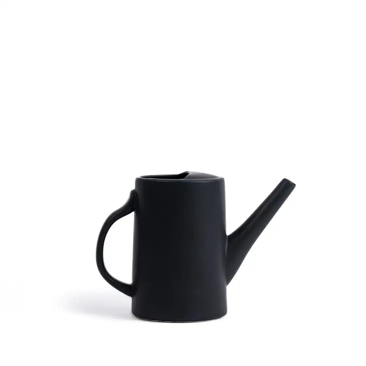 6" Gemstone Watering Can - Black - Momma Pots - Wild Lark