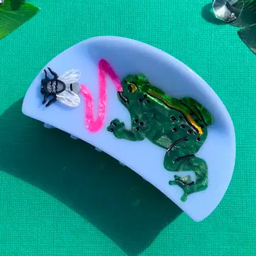 Hair Claw Clips by Not Picasso - Frog and Fly - Not Picasso - Wild Lark