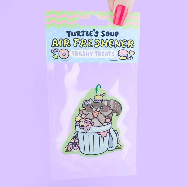 Turtle's Soup Scented Car Air Freshener - Trashy Treats Raccoon Scented Car Air Freshener - Turtle's Soup - Wild Lark