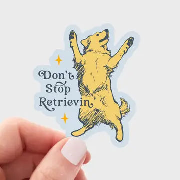 Yarnival Stickers - Don't Stop Retrievin' Sticker - Yarnival - Wild Lark