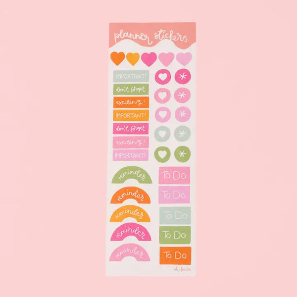 Planner Stickers by Oh, Laura - Planner Sticker Sheet - Oh, Laura - Wild Lark