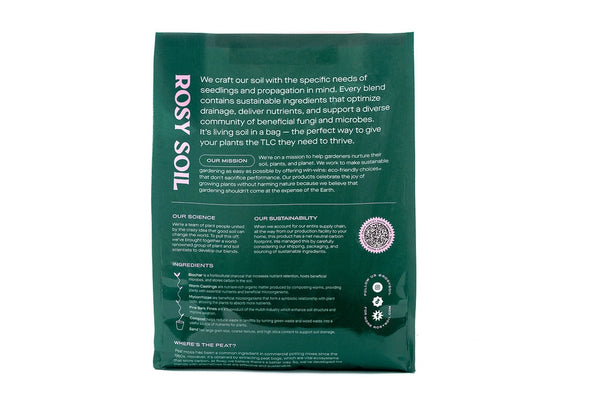 8qt Organic Seedling and Propagation Mix -  - Rosy Soil - Wild Lark
