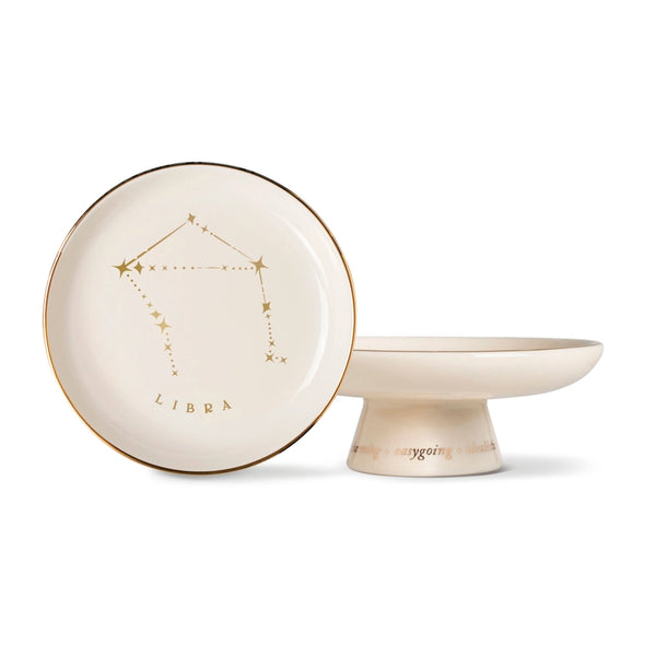 Zodiac Pedestal Tray - Libra - Fringe Studio - Wild Lark