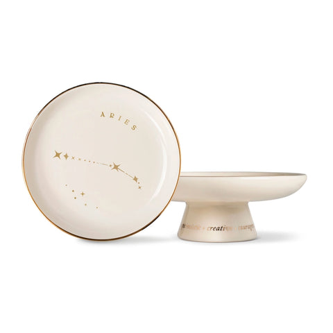 Zodiac Pedestal Tray - Aries - Fringe Studio - Wild Lark