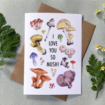 Lucinda Rowe Art Cards - I Love You so Mush - Lucinda Rowe Art - Wild Lark
