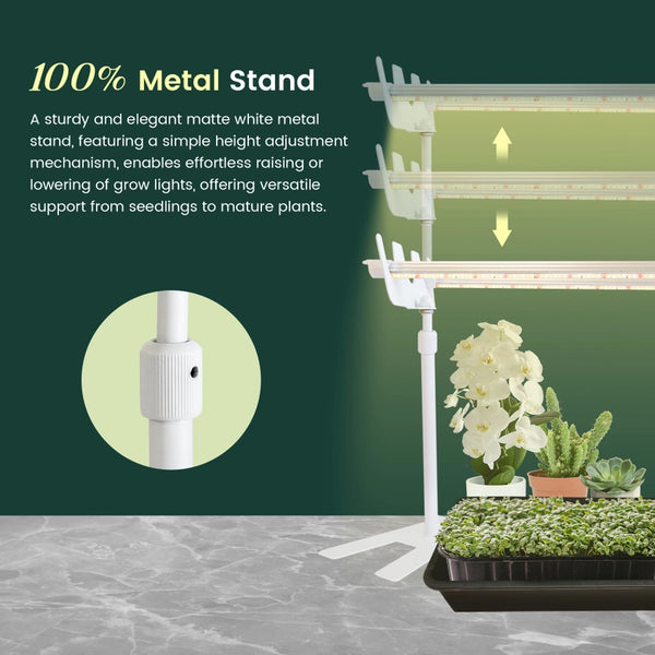 4000K Power Grow Light Sets (Stand + 2ft Lights) - - MY CITY GARDEN - Wild Lark