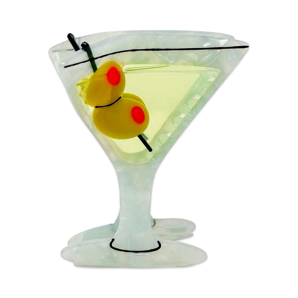 Jenny Lemon Large Hair Clip - Martini - Jenny Lemons - Wild Lark