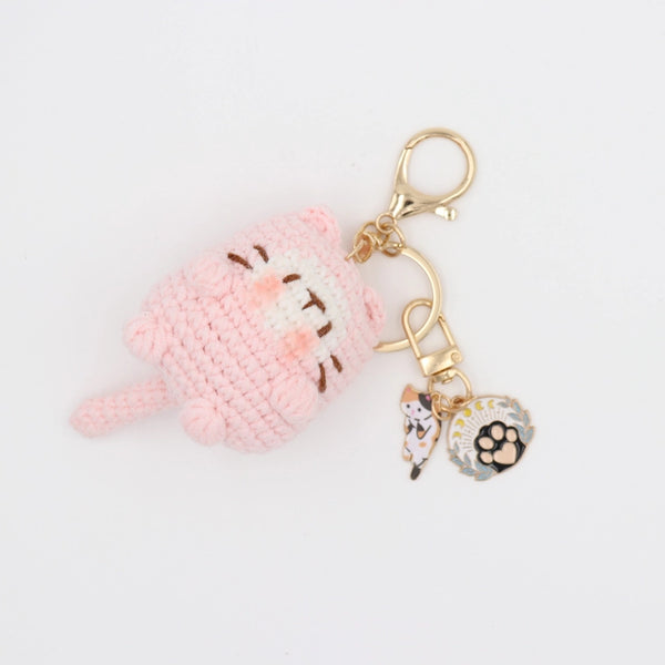 Crochet Keychain - Purrfect in Pink - Sparkle Being - Wild Lark